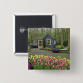 Blume für kleine Hütten, Keukenhof Gardens, Button (Vorne & Hinten)