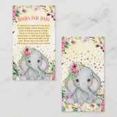 Blume für Kleinkinder mit Wasserfarbe Begleitkarte (Vorne/Hinten)