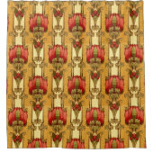 Blume für Kunst und Handwerk, Handwerker oder Miss Duschvorhang (Vorderseite)