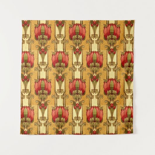 Blume für Kunst und Handwerk, Handwerker oder Miss Wandteppich (Vorderseite)