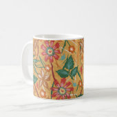Blume für künstlerische Aquarellbilder: Farbenfroh Kaffeetasse (Vorderseite Links)