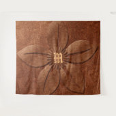 Blume für Kupferschau Wandteppich (Vorderseite (Horizontal))