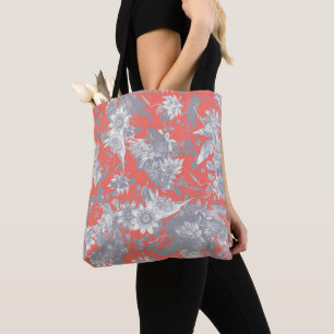 Blume für lebende Korallen Tasche