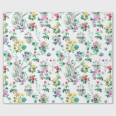 Blume für lebendige Felder Geschenkpapier (Flach)