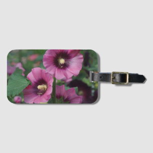 Blume für lila Hibisken Gepäckanhänger