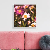 Blume für meine Freunde Leinwand (Insitu (Wohnzimmer))