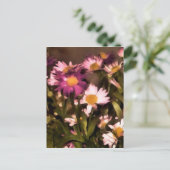 Blume für meine Freunde Postkarte (Stehend Vorderseite)