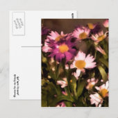 Blume für meine Freunde Postkarte (Vorne/Hinten)