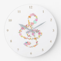 Blume für Musikdreiecke mit Aquarell