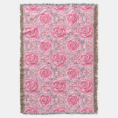 Blume für Musterflorale Rose Decke (Vorderseite Vertikal)