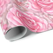Blume für Musterflorale Rose Geschenkpapier (Rolleneckpunkt)