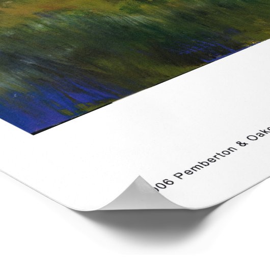 Blume für Mutter Poster (Ecke)