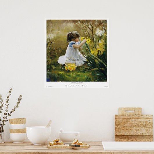 Blume für Mutter Poster (Küche)