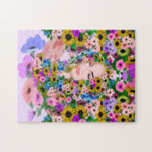 Blume für Mutter und Baby Puzzle (Horizontal)