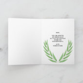 Blume für Muttertag Blumenmuster Hübsches, individ Karte (Innenseite)