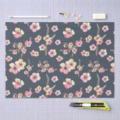 Blume für Navy Blue und Pink Cherry Blossom Seidenpapier (Handwerk)