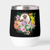 Blume für niedliche Igel (Rückseite)