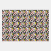 Blume für niedliche Igel Geschenkpapier Set (Vorderseite 3)