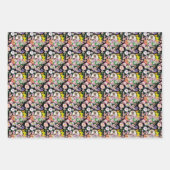 Blume für niedliche Igel Geschenkpapier Set (Vorderseite 2)