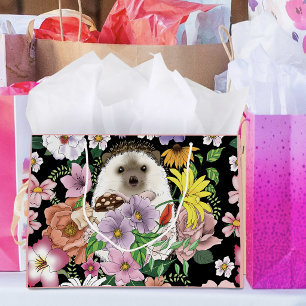 Blume für niedliche Igel Große Geschenktüte