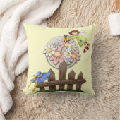 Blume für niedliche Landbewohner Kissen (Decke)