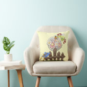 Blume für niedliche Landbewohner Kissen (Stuhl )