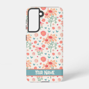 Blume für niedliche Namen - Inspirivity Custom Pin Samsung Galaxy Hülle