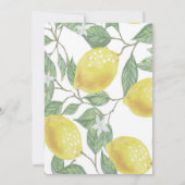 Blume für niedliche Wasserfarben Einladung (Rückseite)