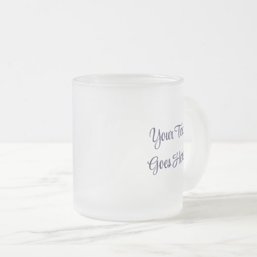 Blume für Oma Mattiert Glass Stiefmütterchen Kaffe Mattglastasse (VorderseiteRechts)