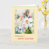 Blume für Ostern, Wasserfarbe, 12x18 Karte (Gelbe Blume)