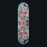 Blume für Paare Vogelarten - Skateboard - Malerei<br><div class="desc">Blume für Vogelarten - Skateboard - Malerei - Wählen / Ihren einzigartigen Text hinzufügen / Name / Farbe / Schriftart / Größe / Elemente - Ihr Sondergeschenk machen - Vergrössern und verschieben oder entfernen und ergänzen Sie Elemente / Texte mit dem Anpassungsprogramm ! Malerei und Design von MIGNED. Bitte schauen...</div>