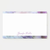 Blume für personalisiertes Handskripttext Post-it Klebezettel (Vorderseite)