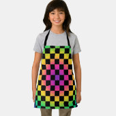 Blume für Regenbogen an der Tafel Schürze (Insitu)