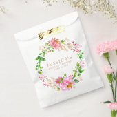 Blume für Rosa Aquarellfarben Brautparty Geschenktütchen (Versiegelt)