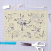 Blume für rustikale Leinen Seidenpapier (Handwerk)