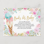 Blume für Säuglinge und Kleinkinder Einladungspostkarte (Vorderseite)