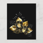 Blume für Schwarz und Gold (Rückseite)