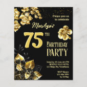 Blume für Schwarz und Gold (Vorderseite)