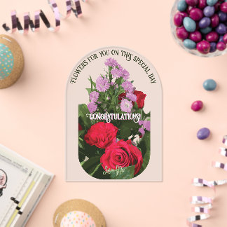 Blume für Sie - Celebration Card Acryleinladungen