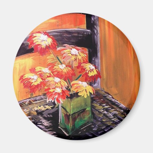 Blume für Sie Magnet (Vorne)