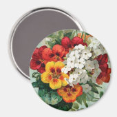 Blume für Sie Magnet (Vorderseite/Rückseite)