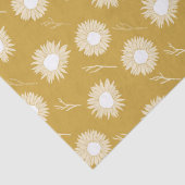 Blume für Sonnenblumen Seidenpapier (Detail)