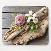 Blume für Treibholz Mousepad (Vorne)