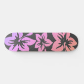 Blume für tropische hawiianische Hibisken Skateboard (Horizontal)