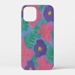 Blume für tropischen Hibiskus iPhone 12 Mini Hülle