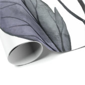 Blume für tropischen Hibiskus Geschenkpapier (Rolleneckpunkt)