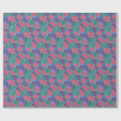 Blume für tropischen Hibiskus Geschenkpapier (Flach)