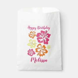 Blume für tropischen Hibiskus Geschenktütchen