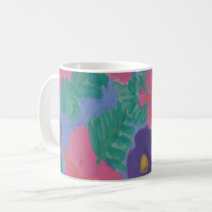 Blume für tropischen Hibiskus Kaffeetasse