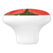 Blume für tropischen Hibiskus Keramikknauf (Seitenansicht)